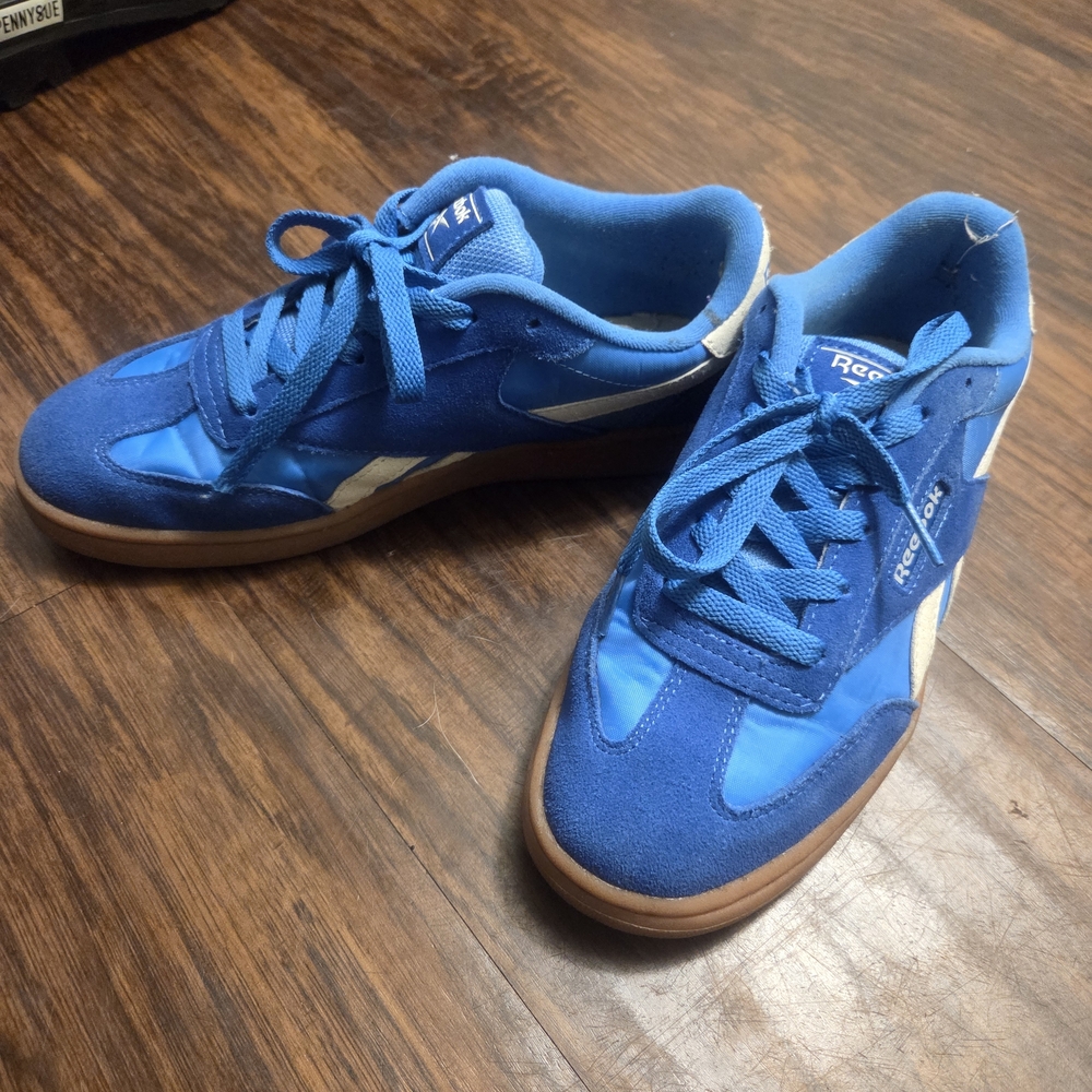 Reebok Royal Blue and White Sneakers